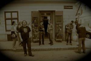 Draussen vor der Tür.